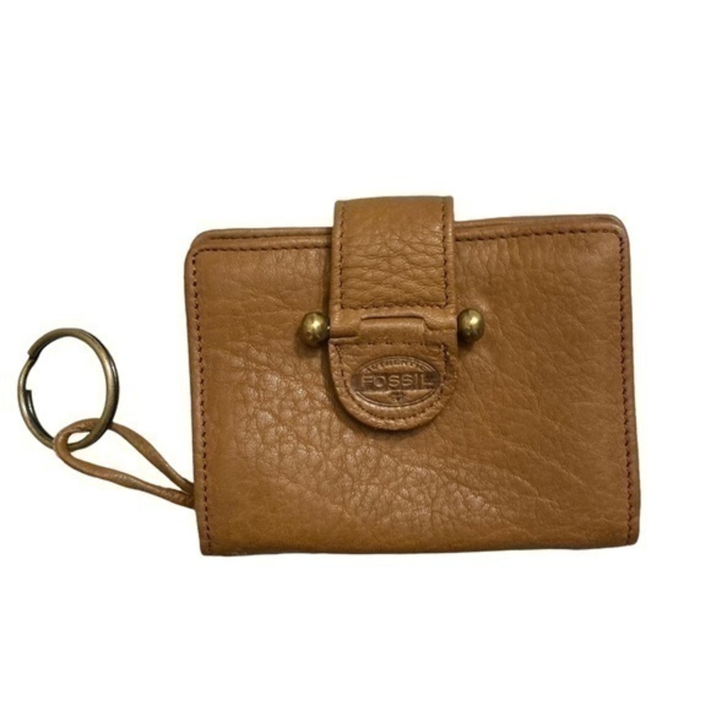 Fossil brown leather wallet